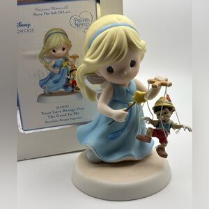 Disney Precious Moments Pinocchio & Blue Fairy Figurine 2010 Showcase Edition